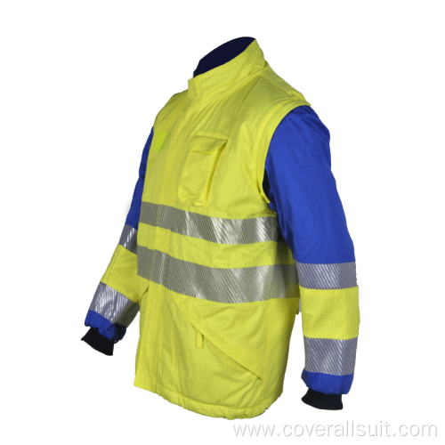 Reflective Work Wear Jacket hi visibility safety reflective work wear jacket Supplier
